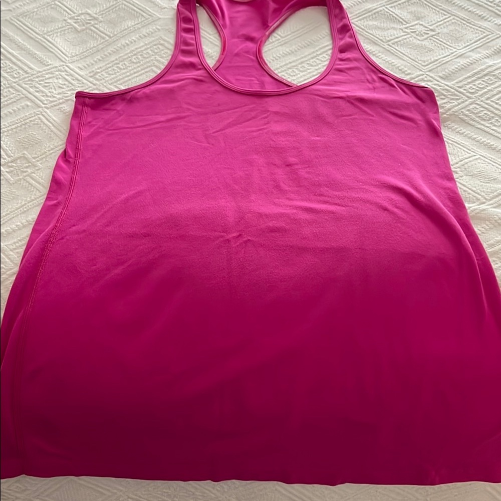 Lululemon Athletica Pink Sleeveless Tank Top
